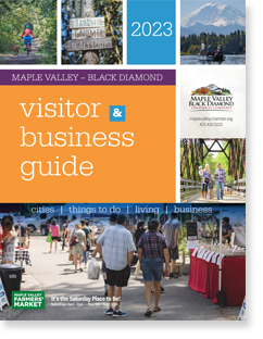 2023 Maple Valley Black Diamond Visitor Guide Cover
